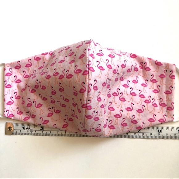 25% OFF 2/More Pink Flamingo Face Mask OSFM Cotton - Picture 3 of 8